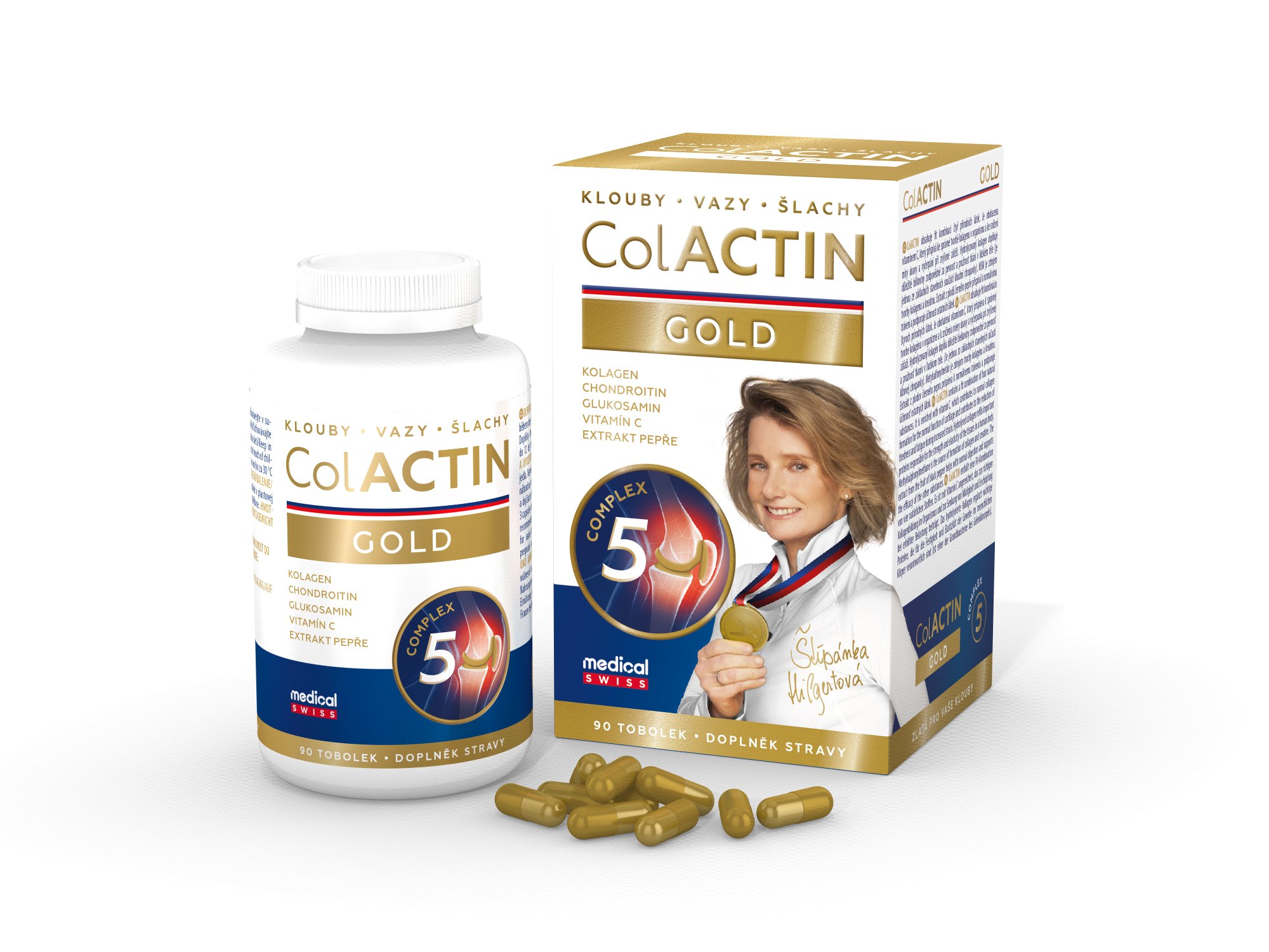 Clinex ColActin GOLD 90 tablet Kloubní výživa